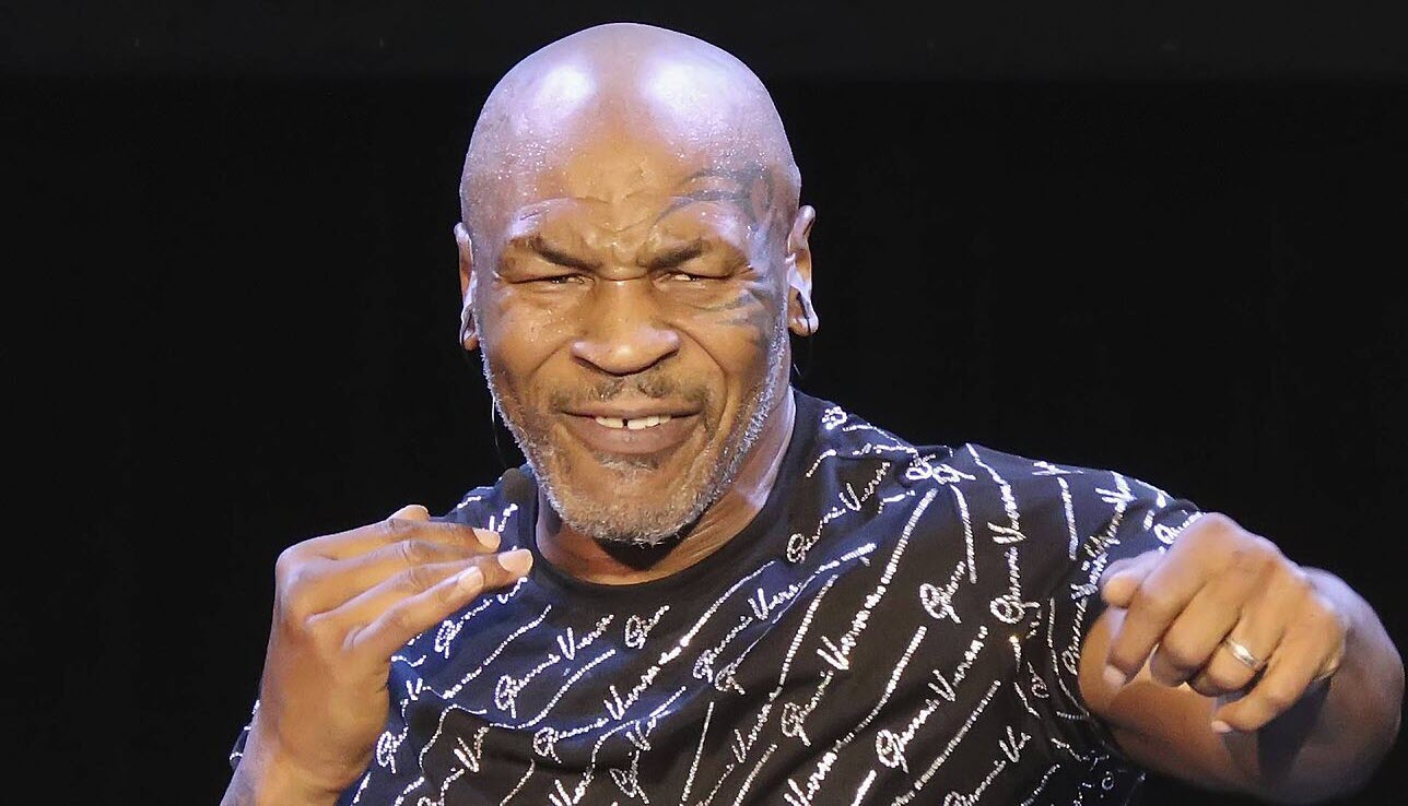 Mike Tyson Seen With A Cane After Discussing Death