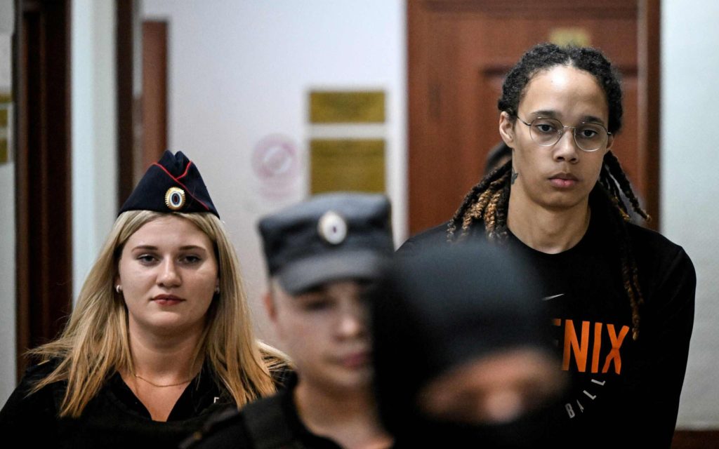 Brittney Griner's prisoner swap with the USA, according to the Kremlin, must be discussed in private.