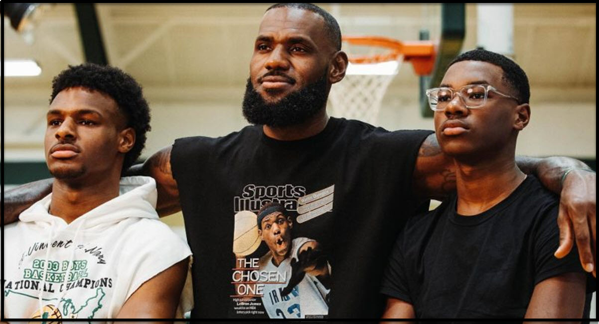 LeBron James admits he's watching which teams have future first-round picks.