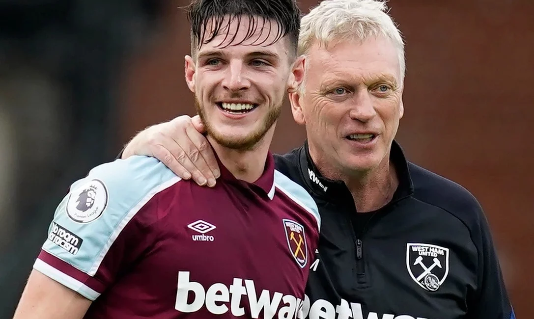 David Moyes Thanked Declan Rice After West Ham Announced The Captain's Departure This Morning