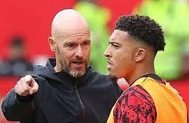Ten Hag Was Also Asked If Jadon Sancho Will Rejoin Manchester United